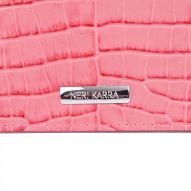 Кредитниця з натуральної шкіри Neri Karra 0136.1-35.35/301.86 рожевий
