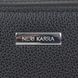Барсетка-гаманець Neri Karra з натуральної шкіри 0950.133.01/133.07 чорний/синя:2
