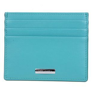 Кредитница Neri Karra из натуральной кожи 0136n.3-01.90 голубая