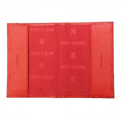 Подарунковий жіночий набір Neri Karra з натуральної шкіри eu0575/0040/0096.1-20.25 червоний