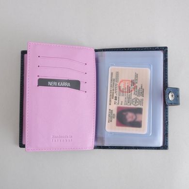Обкладинка комбінована для паспорта та прав Neri Karra з натуральної шкіри 0031.2-78.07/69