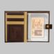 Обложка комбинированная для паспорта и прав с отделением под купюры Neri Karra из натуральной кожи 0351n.3-01.49/3-01.65:5