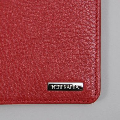 Обкладинка для паспорта Neri Karra з натуральної шкіри 0040.05.05 червоний
