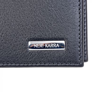 Кошелек мужской из натуральной кожи Neri Karra 0278.3-01.01/11 черный