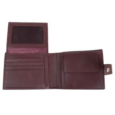 Кошелёк мужской Neri Karra из натуральной кожи 0383.22.153 бордовый