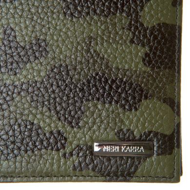 Обложка для паспорта Neri Karra из натуральной кожи 0040.57.06 зелёный