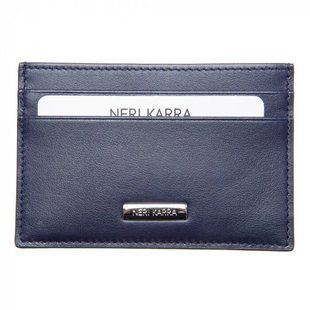 Кредитница Neri Karra из натуральной кожи 0133.3-01.107 тёмно синяя