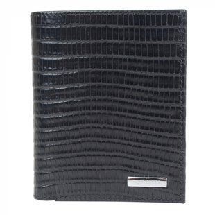 Кошелёк мужской Neri Karra из натуральной кожи 0353.1-32.01/05 чёрный/красный