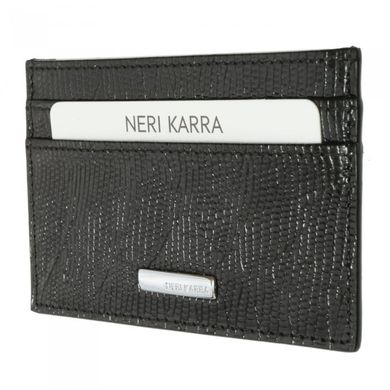 Кредитница Neri Karra из натуральной кожи 0133.1-32.01 черный