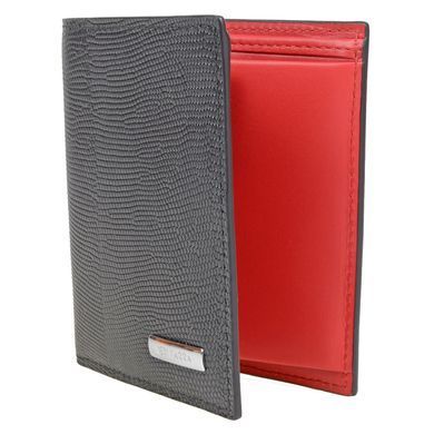 Кошелёк мужской Neri Karra из натуральной кожи 0469.72.01/301.05 чёрный/красный