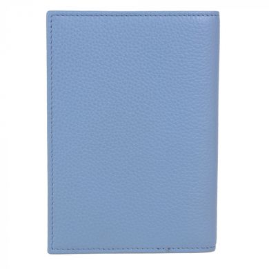 Обкладинка для паспорта Neri Karra з натуральної шкіри 0110.05.145 блакитна