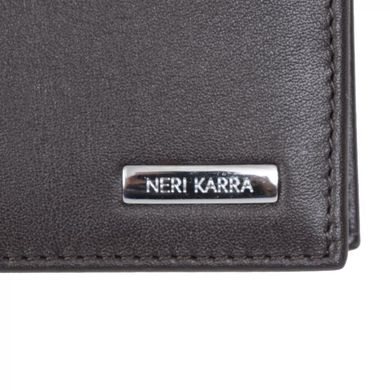 Гаманець чоловічий Neri Karra з натуральної шкіри 0380n.3-01.49 коричневий