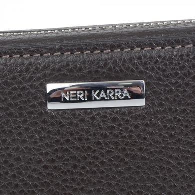 Барсетка-гаманець Neri Karra з натуральної шкіри 0950s.05.49 коричнева