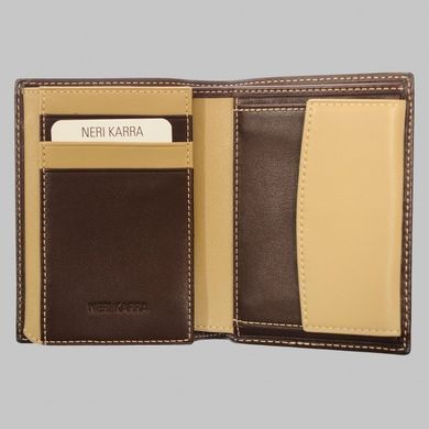 Кошелёк мужской Neri Karra из натуральной кожи 0353.3-01.49/3-01.65 коричневый