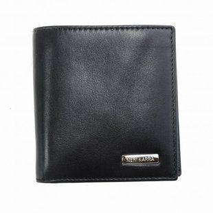 Кошелек мужской из натуральной кожи Neri Karra 0313n.3-01.01 черный