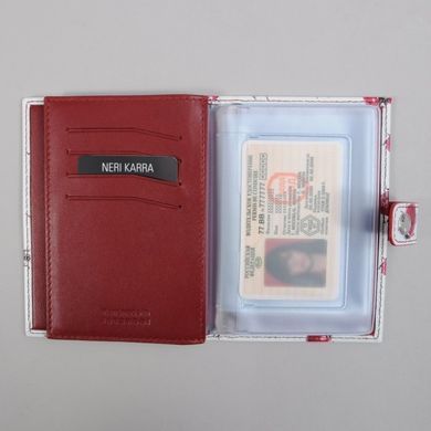 Обкладинка комбінована для паспорта та прав Neri Karra з натуральної шкіри 0031.2-02.12/50