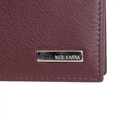 Обложка для паспорта Neri Karra из натуральной кожи 0110.3-01.153 бордовый