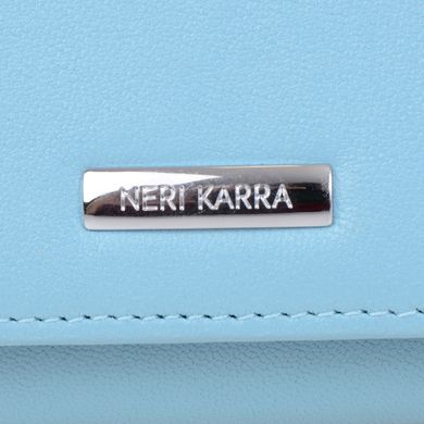 Гаманець жіночий Neri Karra з натуральної шкіри eu0557.02.23 блакитний