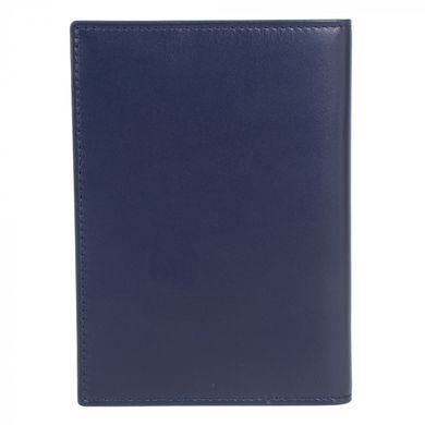 Обложка для паспорта Neri Karra из натуральной кожи 0110.3-01.07 синяя