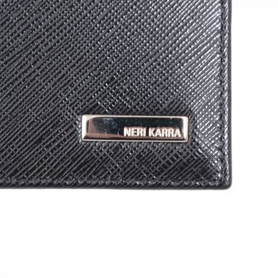 Обкладинка для паспорта Neri Karra з натуральної шкіри 0110l.47.01/301.01 чорний