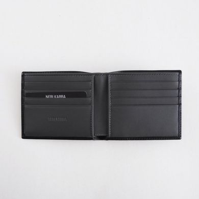 Кошелек мужской из натуральной кожи Neri Karra 0277.3-01.01/11 черный