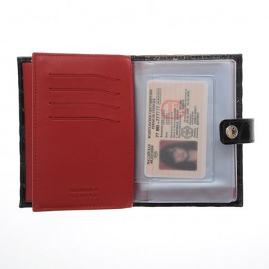 Обкладинка комбінована для паспорта та прав Neri Karra з натуральної шкірив 0031.2-58.01/05