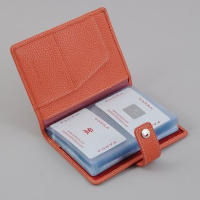 Классическая визитница Karra из натуральной кожи k10042w.803.58
