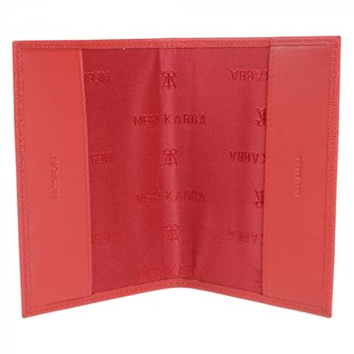 Обкладинка для паспорта Neri Karra з натуральної шкіри 0040.131.05 червоний