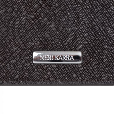 Кредитница Neri Karra з натуральної шкіри 0134.47.63 темно коричневий