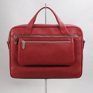Сумка-Портфель з натуральної шкіри Neri Karra 1620.05.50 бордовий