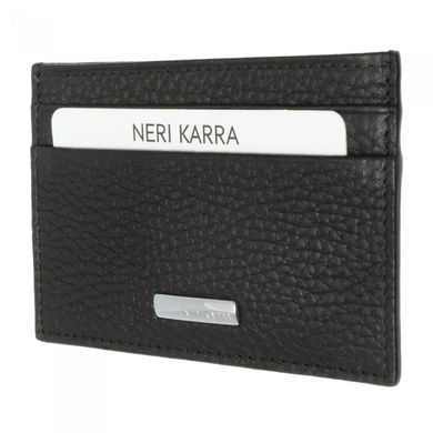 Кредитница Neri Karra из натуральной кожи 0133.55.01 черная