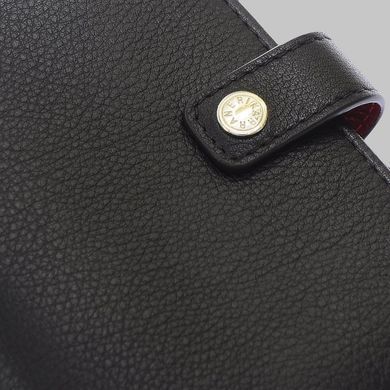 Кошелек мужской Neri Karra из натуральной кожи 0378n.03.01/05 чёрный/красный