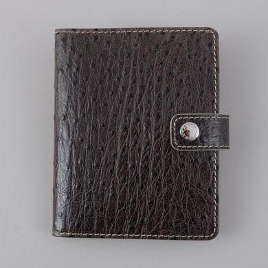 Обкладинка для прав Karra з натуральної шкіри k10008.1-17.63/33 темно-коричнева/бежева