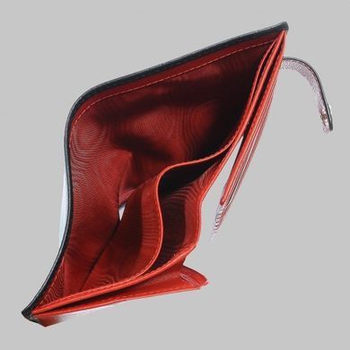 Кошелек мужской Neri Karra из натуральной кожи 0378n.03.01/05 чёрный/красный