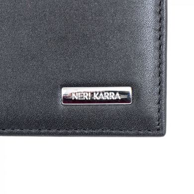 Гаманець чоловічий Neri Karra з натуральної шкіри 0389.3-01.01/150 чорний