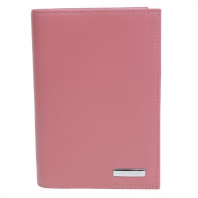 Обкладинка для паспорта Neri Karra з натуральної шкіри 0110.3-01.146 рожевий