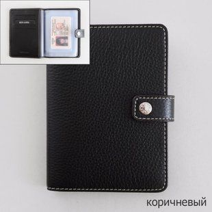 Обкладинка для прав Neri Karra з натуральної шкіри 0047b.05.63 темно-коричнева
