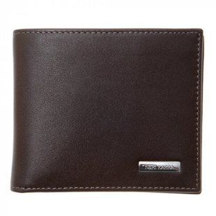 Кошелек мужской из натуральной кожи Neri Karra 0277.3-01.49/135 коричневый