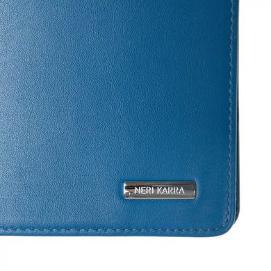 Обкладинка для паспорта Neri Karra з натуральної шкіри 0040.3-01.89 синя