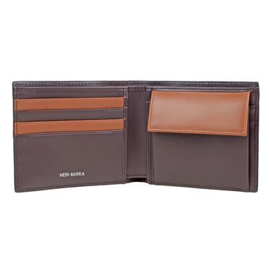Кошелёк мужской Neri Karra из натуральной кожи 0486.1-35.20/49.203 коричневый