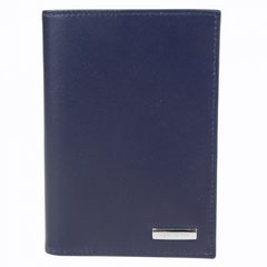 Обкладинка для паспорта Neri Karra з натуральної шкіри 0110l.3-01.107/25.91 синій