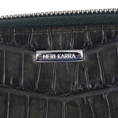 Гаманець жіночий Neri Karra з натуральної шкіри 4215.37.06 темно зелений