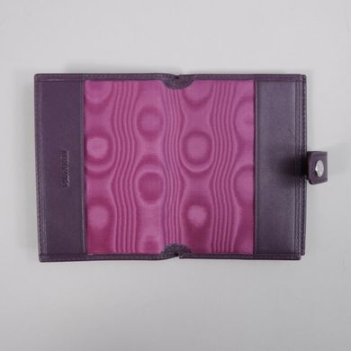Обкладинка комбінована для паспорта і прав Neri Karra з натуральної шкіри 0031.01.41 фіолетова