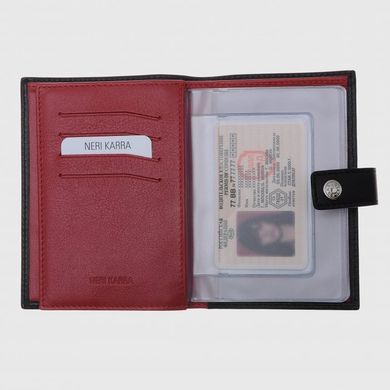 Обкладинка комбінована для паспорта і прав з відділенням під купюри Neri Karra 0351.01.01/05