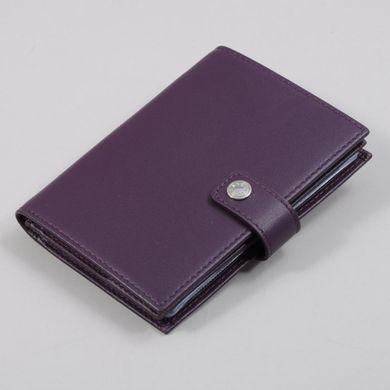 Обложка комбинированная для паспорта и прав Neri Karra из натуральной кожи 0031.01.41 фиолетовая