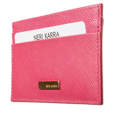 Кредитница Neri Karra из натуральной кожи 0134.47.27 розовая
