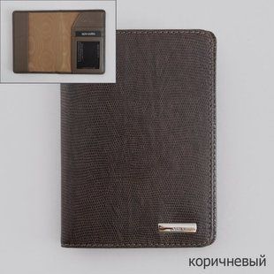 Обкладинка для паспорта Neri Karra з натуральної шкіри 0109.1-42.61