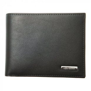 Кошелек мужской из натуральной кожи Neri Karra 0376.3-01.01 черный
