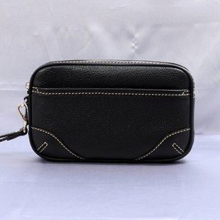 Борсетка Neri Karra из натуральной кожи 0947b.05.63 тёмно-коричневая