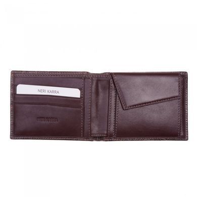 Кошелек мужской Neri Karra из натуральной кожи 0279s.1-11.02 коричневый
